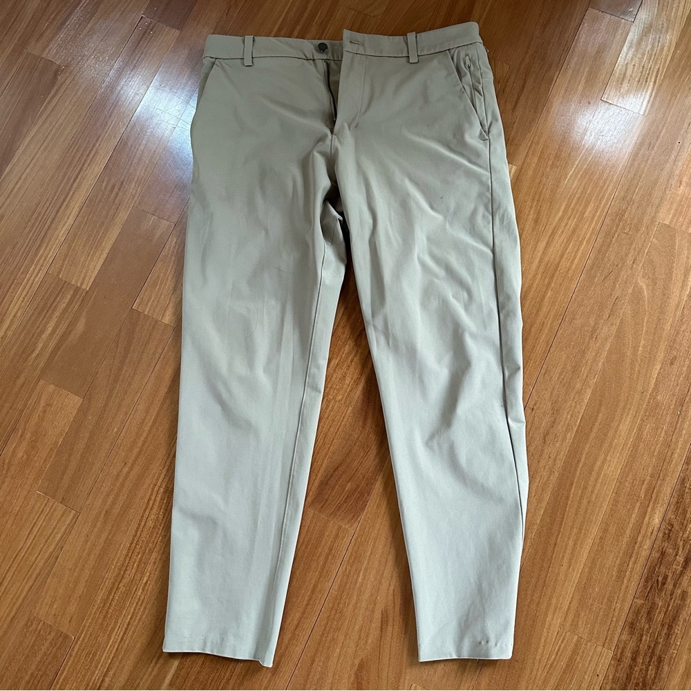 Lululemon Tan Chinos with Smooth Finish